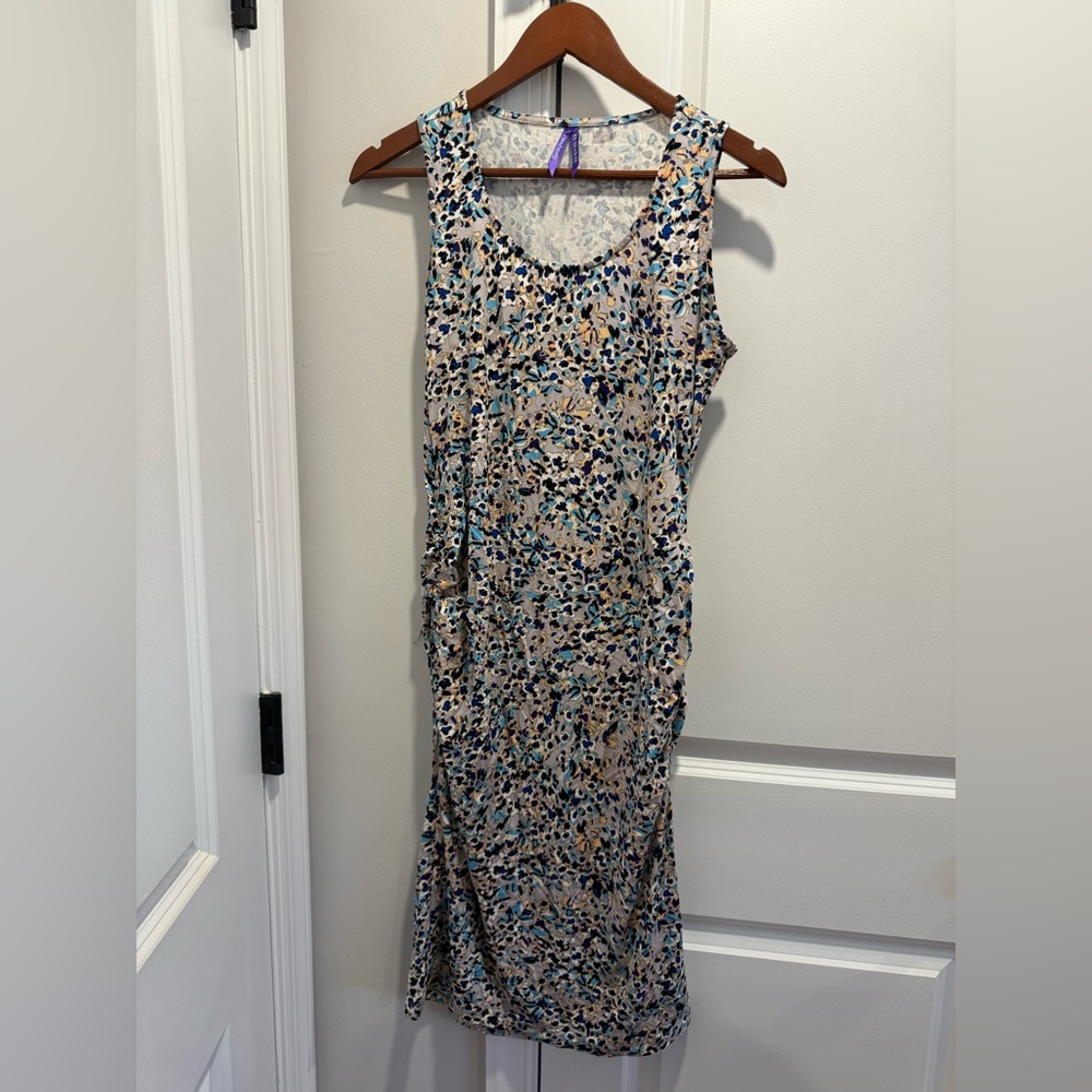 Seraphine ruched maternity dress